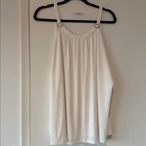 Calvin Klein White Halter Top -XL